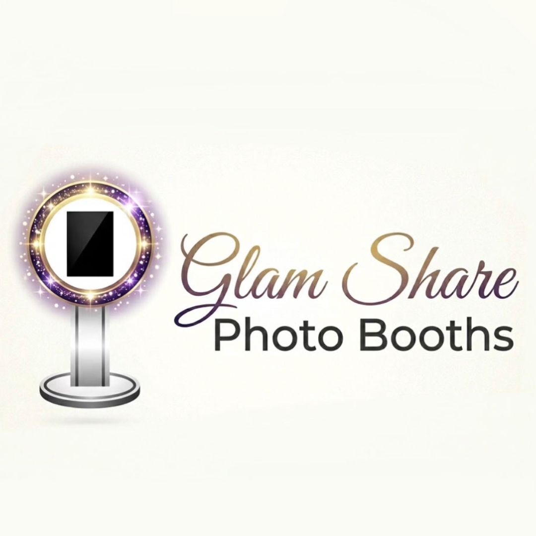 Glam Share Photo Booths logo Indianapolis photo booth rental